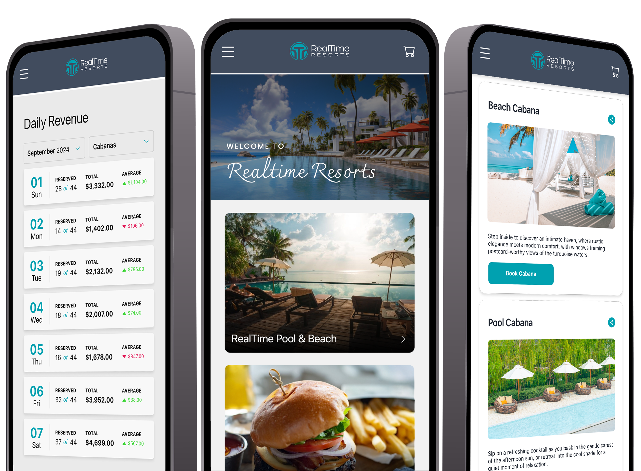 Realtime Reservation Mobile Interface